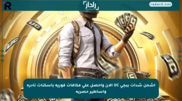 اشحن شدات ببجي UC الآن واحصل على مكافآت فورية بأسكنات نادرة وأساطير حصرية